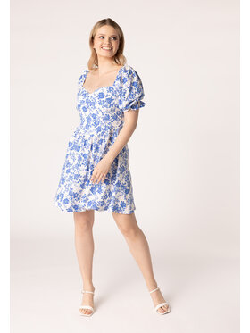 LAURELLA LAURELLA Letné šaty Laurella 4UL026110 Biela Regular Fit