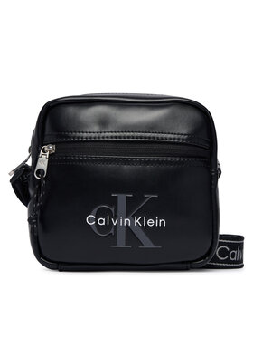 Calvin Klein Calvin Klein Crossover torbica Bold Logo Webbing Square Crossbo LV04D3445G Crna