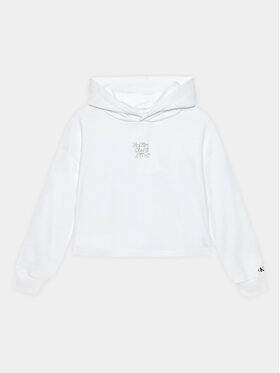 Calvin Klein Jeans Calvin Klein Jeans Felpa Metallic IG0IG02304 Bianco Regular Fit