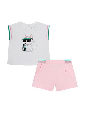KARL LAGERFELD KARL LAGERFELD Komplet dresowy z30122_n34 Biały Regular Fit