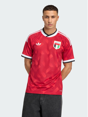 adidas adidas Koszulka techniczna 167637 Czerwony Slim Fit