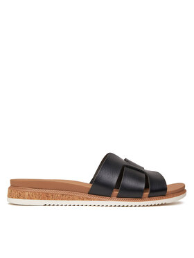 Skechers Skechers Шльопанці BOBS Desert Kiss Low-Peak Look 114707/BLK Чорний