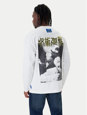 HUGO HUGO Longsleeve Nichaboso JJK 50554835 Bianco Relaxed Fit