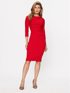 Rinascimento Rinascimento Kleid für den Alltag CFC0114859003 Rot Regular Fit