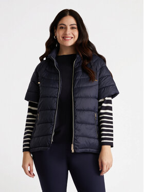 Fiorella Rubino Fiorella Rubino Kurtka puchowa F038L000049N034 Niebieski Regular Fit