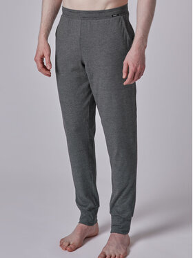 Skiny Skiny Kalhoty z materiálu 080513 Šedá Regular Fit