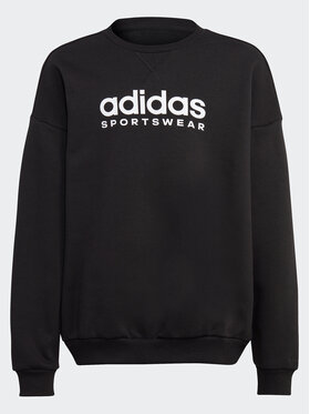 adidas adidas Felpa Fleece IB3232 Nero Loose Fit