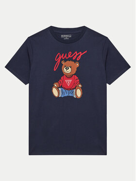 Guess Guess T-Shirt H4BJ06 I3Z14 Σκούρο μπλε Regular Fit