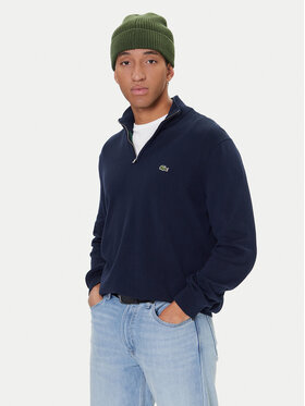Lacoste Lacoste Тишърт TH2038 Тъмносин Regular Fit