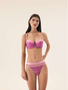 Esotiq Esotiq Biustonosz push-up 43224 Różowy
