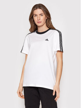 adidas adidas T-Shirt Essentials H10201 Biały Relaxed Fit