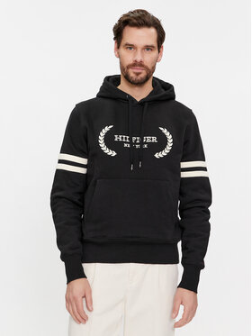 Tommy Hilfiger Tommy Hilfiger Μπλούζα Laurel MW0MW33648 Μαύρο Regular Fit