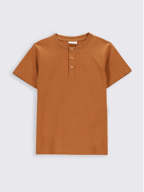 Coccodrillo Coccodrillo Tričko ZC2143202BAB Hnedá Regular Fit