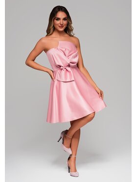 Ombre Ombre Sukienka koktajlowa LA-OM-DLR122 Różowy Regular Fit