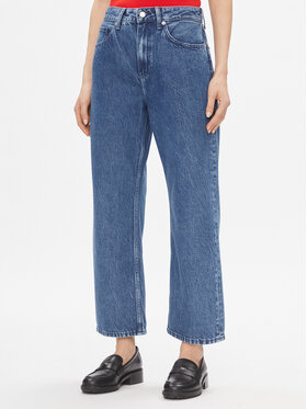 Tommy Hilfiger Tommy Hilfiger Džínsy Loose Straight Rw Lea WW0WW40637 Modrá Loose Leg