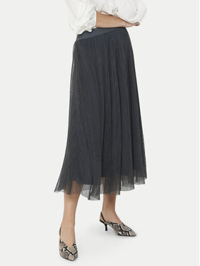 ONLY ONLY Midi szoknya Lavina 15214303 Szürke Regular Fit