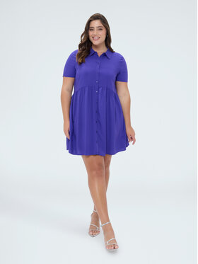 Fiorella Rubino Fiorella Rubino Sukienka codzienna 7085T101770N029 Fioletowy A-Line Fit