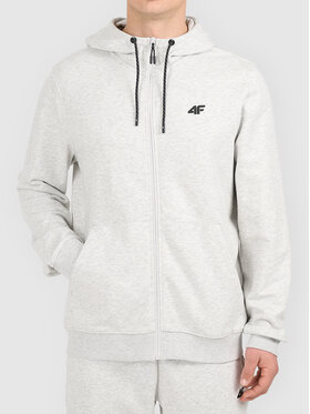 4F 4F Bluza 4FWMM00TSWSM2550 Szary jasny Active Fit