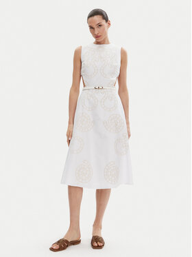 Silvian Heach Silvian Heach Rochie de zi GPP25342VE Alb Regular Fit