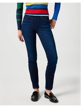 Wrangler Wrangler Jeansy Wrangler Slim Niebieski Slim Fit
