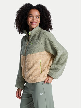 Roxy Roxy Flis Boundless Spirit ERJPF03249 Zelena Regular Fit