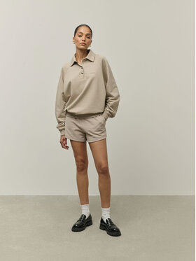 La Mania La Mania Pantaloncini sportivi ESTIVA Beige Classic Fit