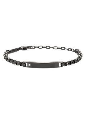 Breil Breil Bracciale TAG AND CROSS Nero