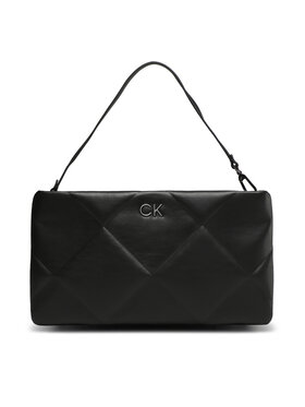 Calvin Klein Calvin Klein Soma Re-Lock Quilt Conv Clutch K60K610771 Melns