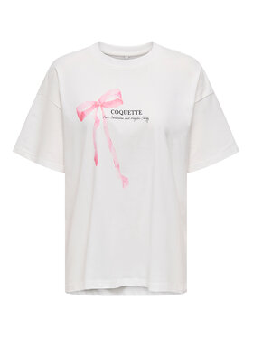 ONLY ONLY T-Shirt Vivvi 15346761 Λευκό Regular Fit