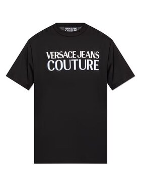 Versace Jeans Couture Versace Jeans Couture T-Shirt 77GAHL03 CJ01L Czarny Regular Fit