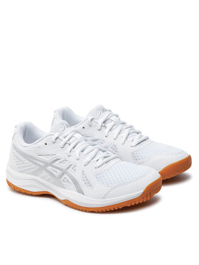 Asics Tenisice Za Dvoranski Nogomet Upcourt 6 1072A107 Bijela