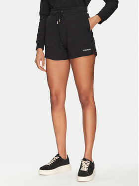 Guess Jeans Guess Jeans Pantaloni scurți sport W5GD0O K68I4 Negru Relaxed Fit