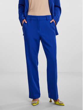 YAS YAS Pantaloni din material Likka 26030744 Albastru Regular Fit