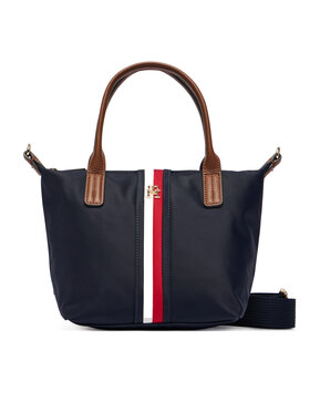 Tommy Hilfiger Tommy Hilfiger Borsetta Popette Mini Tote Corp AW0AW19025 Blu scuro