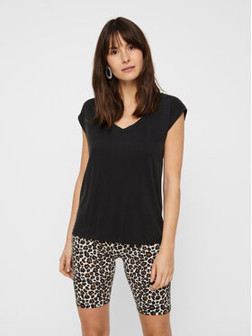 Pieces Pieces Póló 17095260 Fekete Regular Fit