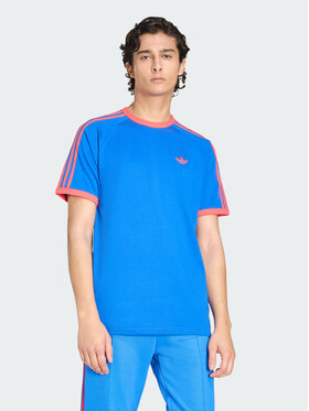 adidas adidas T-Shirt 3-Stripes Niebieski jasny Regular Fit