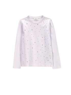 Coccodrillo Coccodrillo Longsleeve ZC6143101EPG-001 Biały Regular Fit
