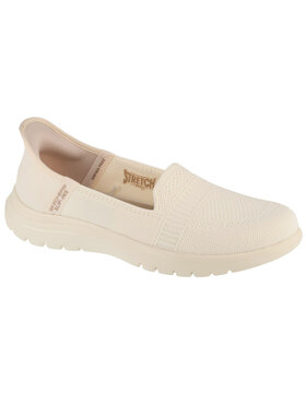 Skechers Skechers Półbuty Skechers Slip-Ins On The Go Flex - Camellia Biały