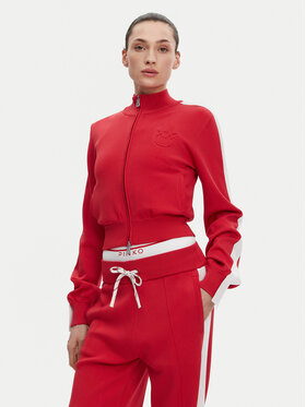 PINKO PINKO Felpa Wellington Maglia 104738 A2FQ Rosso Regular Fit