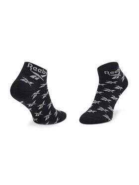 Reebok Set 3 Parov Unisex Visokih Nogavic Cl Fo Ankle Sock 3P GG6675 Črna