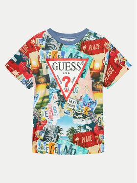 Guess Guess T-Shirt L4GI08 K8HM3 Έγχρωμο Regular Fit