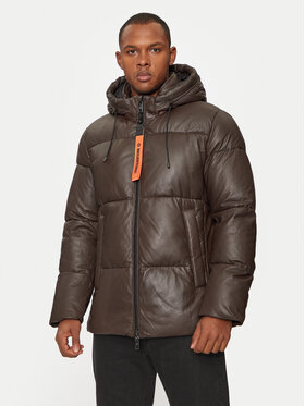 Milestone Milestone Шкіряна куртка Patrick 43104021080 Коричневий Regular Fit