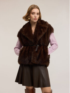 Motivi Motivi Pelliccia 80006000017N032 Marrone Regular Fit