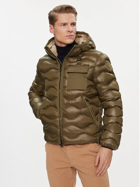 Blauer Blauer Vatovaná bunda 23WBLUC02084 Zelená Regular Fit