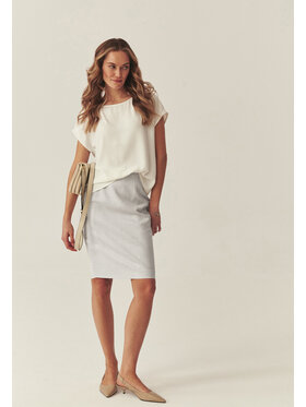 TATUUM TATUUM Spódnica midi MONITA Beżowy Flare Fit