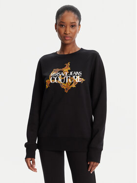 Versace Jeans Couture Versace Jeans Couture Μπλούζα 79HAIE06 CF00E Μαύρο Regular Fit