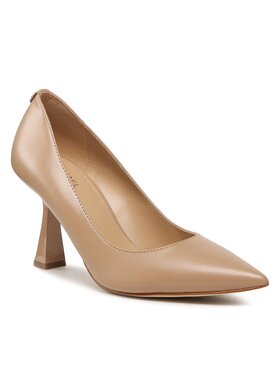 MICHAEL Michael Kors MICHAEL Michael Kors Čevlji z visoko peto Clara Mid Pump 40F3CLMP1L Bež