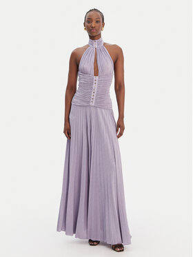 Elisabetta Franchi Elisabetta Franchi Sukienka wieczorowa AB-R18-61E2-V760 Fioletowy Regular Fit