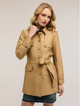 Motivi Motivi Cappotto invernale 0022Q000655N012 Crema Regular Fit