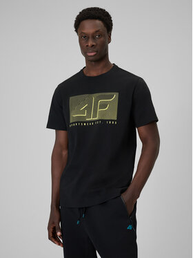 4F 4F T-Shirt COMMERCIAL 12 Czarny Regular Fit